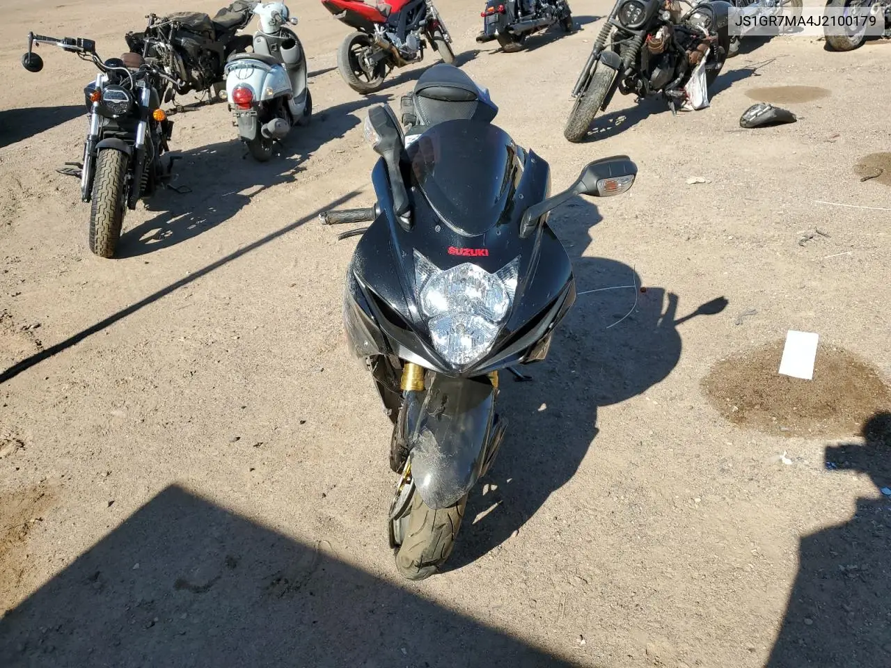 2018 Suzuki Gsx-R750 VIN: JS1GR7MA4J2100179 Lot: 62424315