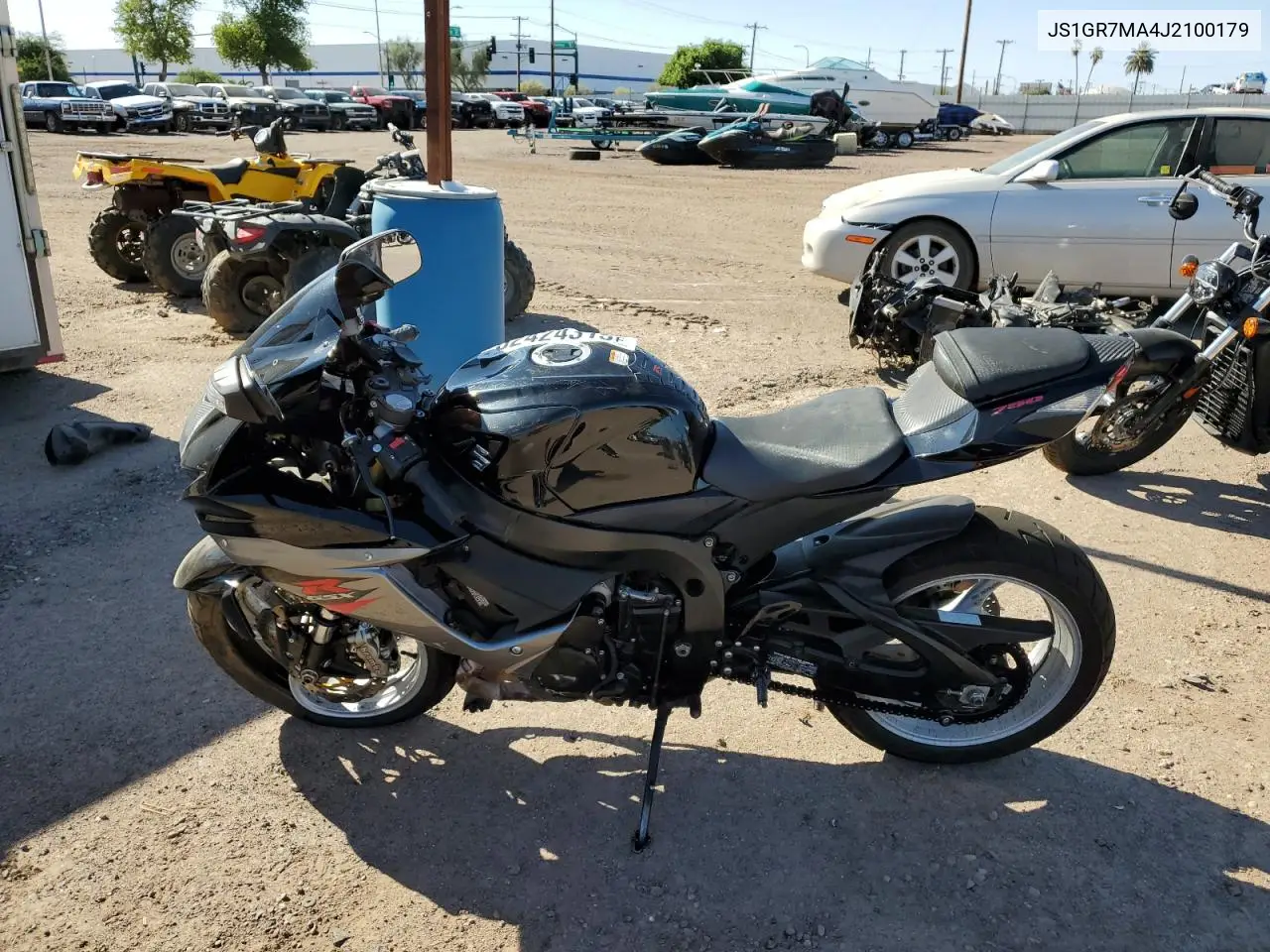 2018 Suzuki Gsx-R750 VIN: JS1GR7MA4J2100179 Lot: 62424315