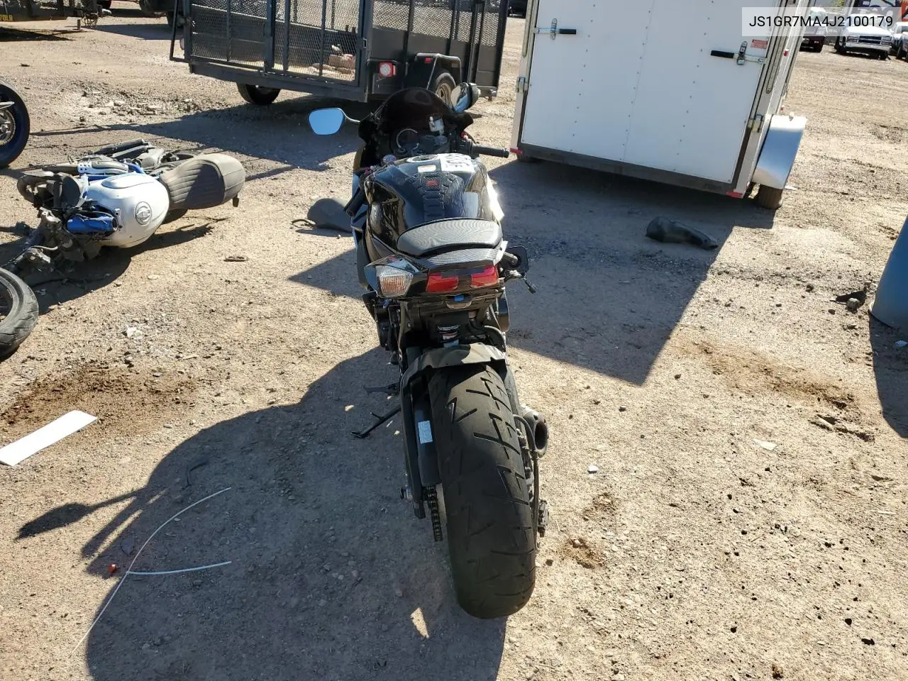 2018 Suzuki Gsx-R750 VIN: JS1GR7MA4J2100179 Lot: 62424315