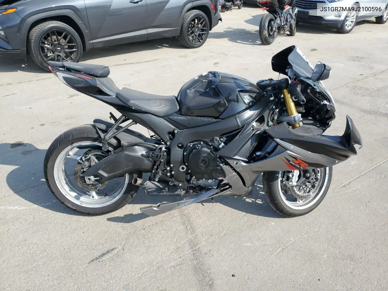 2018 Suzuki Gsx-R750 VIN: JS1GR7MA9J2100596 Lot: 68378924