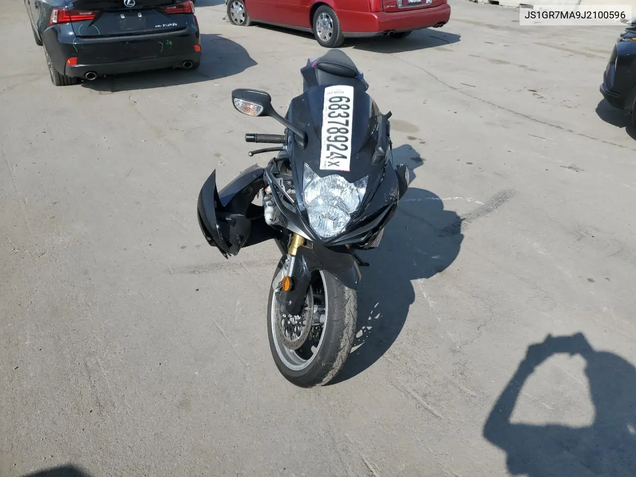 2018 Suzuki Gsx-R750 VIN: JS1GR7MA9J2100596 Lot: 68378924