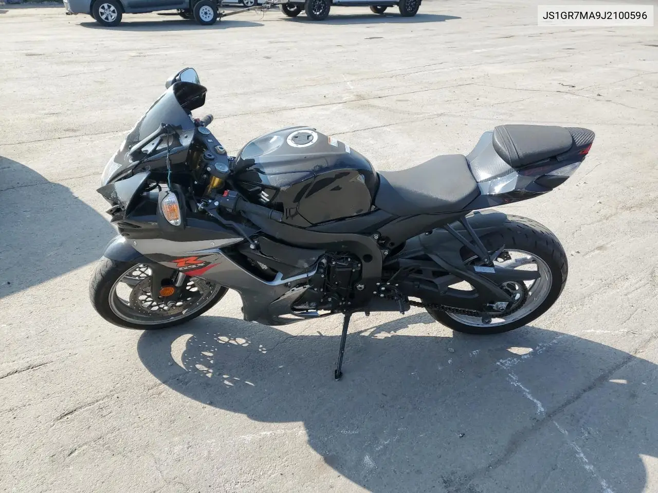 2018 Suzuki Gsx-R750 VIN: JS1GR7MA9J2100596 Lot: 68378924