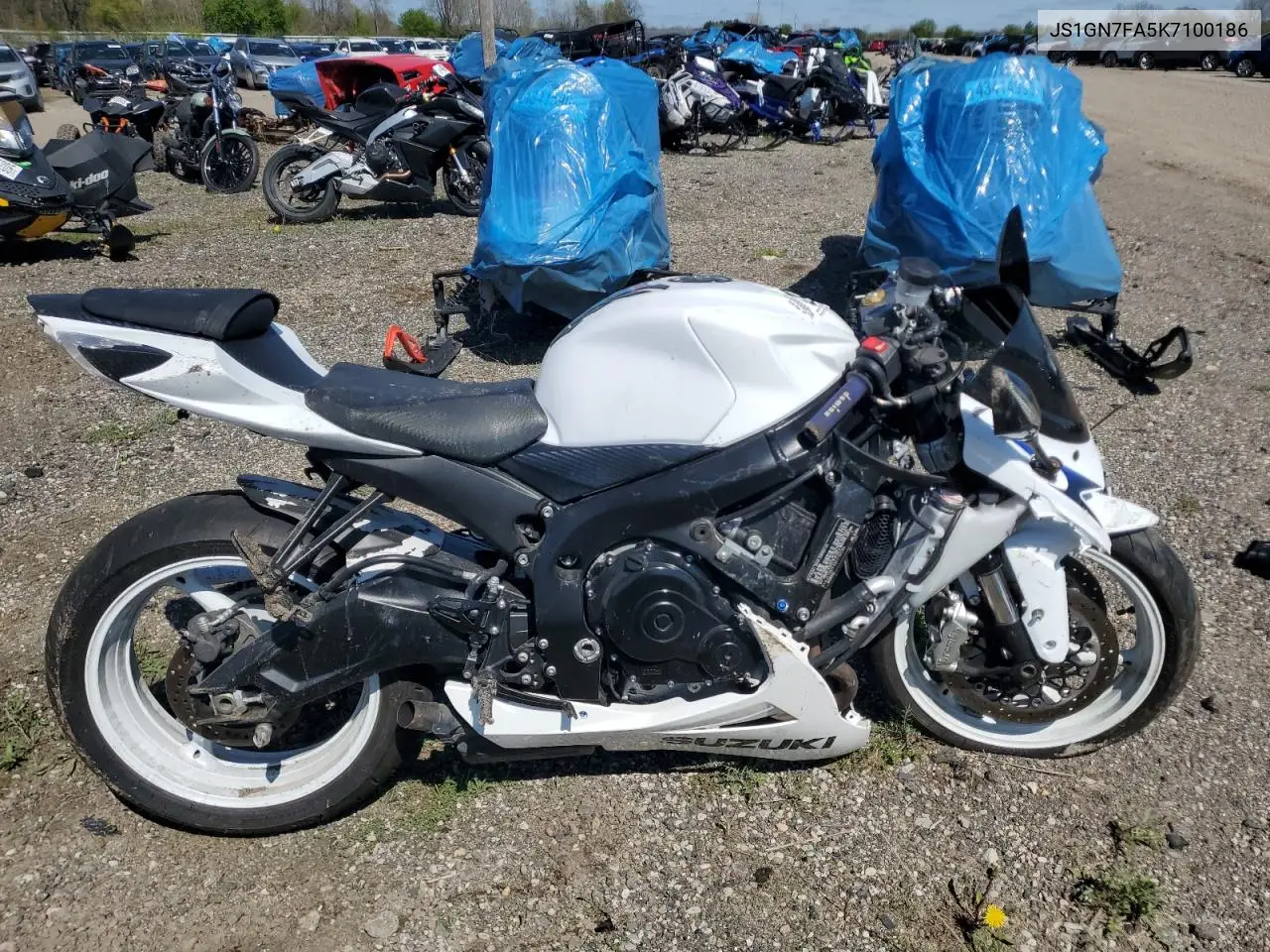 2019 Suzuki Gsx-R600 VIN: JS1GN7FA5K7100186 Lot: 55659965