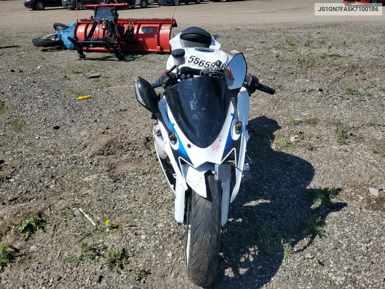 2019 Suzuki Gsx-R600 VIN: JS1GN7FA5K7100186 Lot: 55659965
