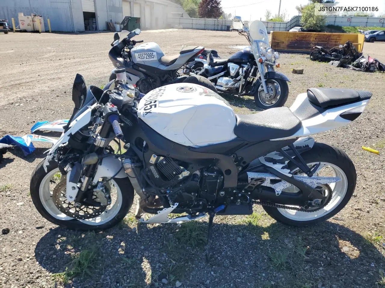 2019 Suzuki Gsx-R600 VIN: JS1GN7FA5K7100186 Lot: 55659965