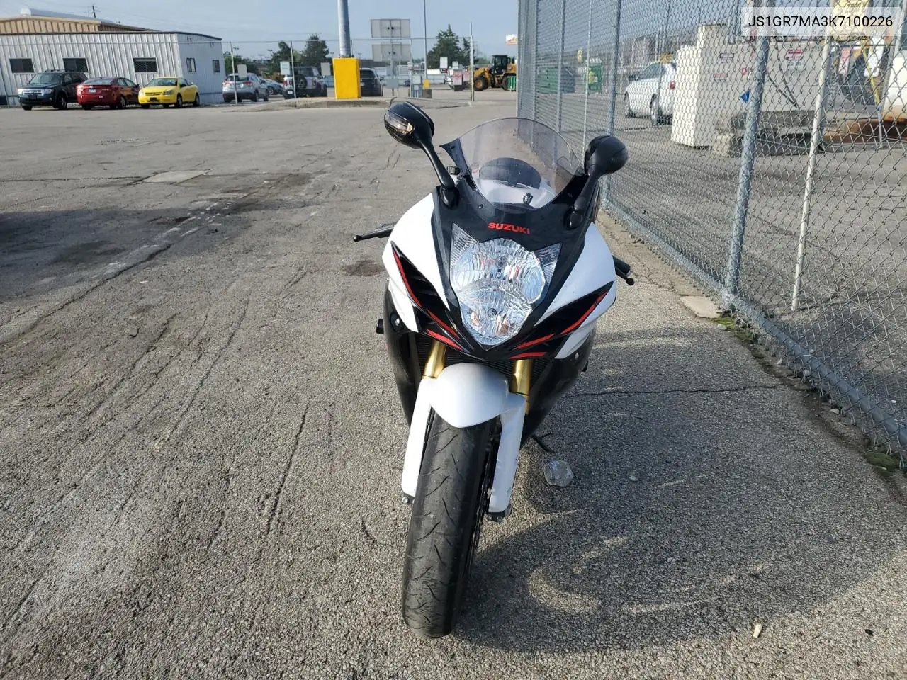 2019 Suzuki Gsx-R750 VIN: JS1GR7MA3K7100226 Lot: 56016005