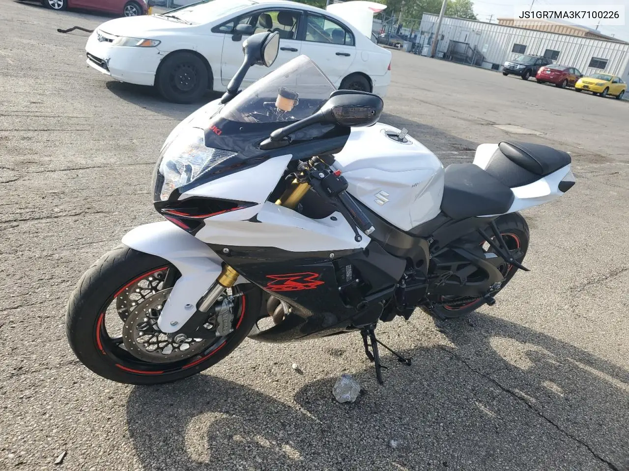 2019 Suzuki Gsx-R750 VIN: JS1GR7MA3K7100226 Lot: 56016005