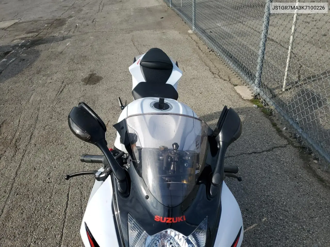 2019 Suzuki Gsx-R750 VIN: JS1GR7MA3K7100226 Lot: 56016005