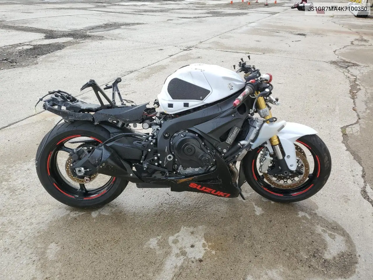 2019 Suzuki Gsx-R750 VIN: JS1GR7MA4K7100350 Lot: 62642595