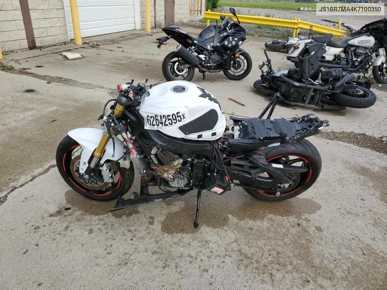 2019 Suzuki Gsx-R750 VIN: JS1GR7MA4K7100350 Lot: 62642595