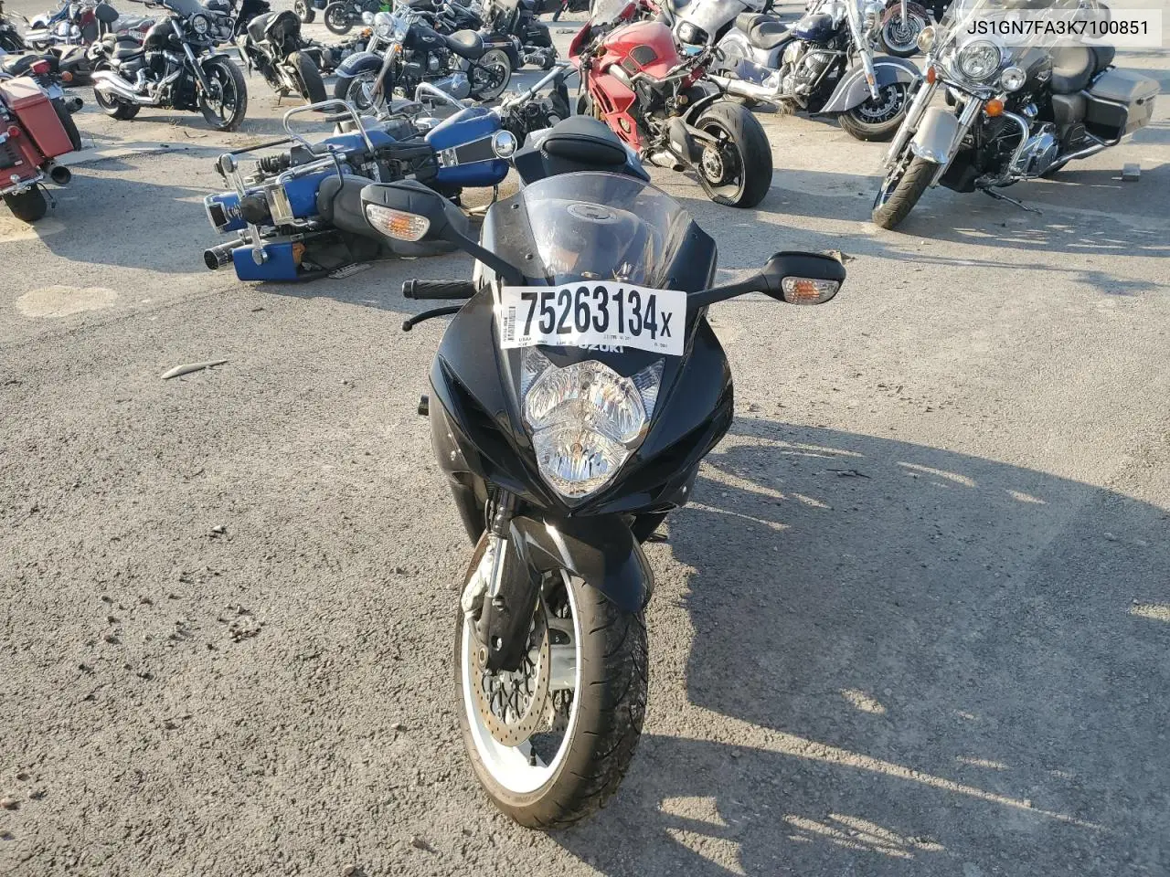 2019 Suzuki Gsx-R600 VIN: JS1GN7FA3K7100851 Lot: 75263134