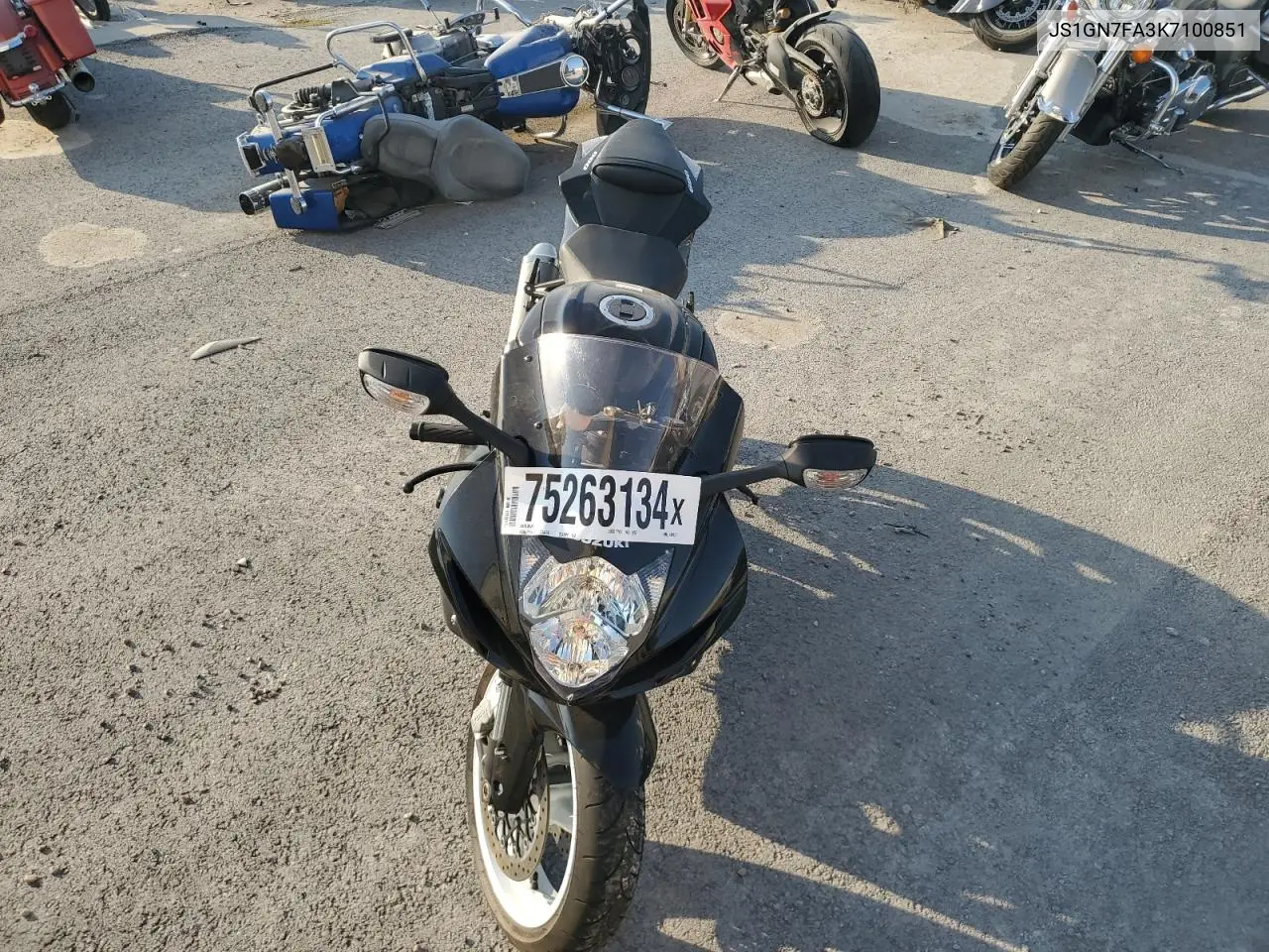 2019 Suzuki Gsx-R600 VIN: JS1GN7FA3K7100851 Lot: 75263134