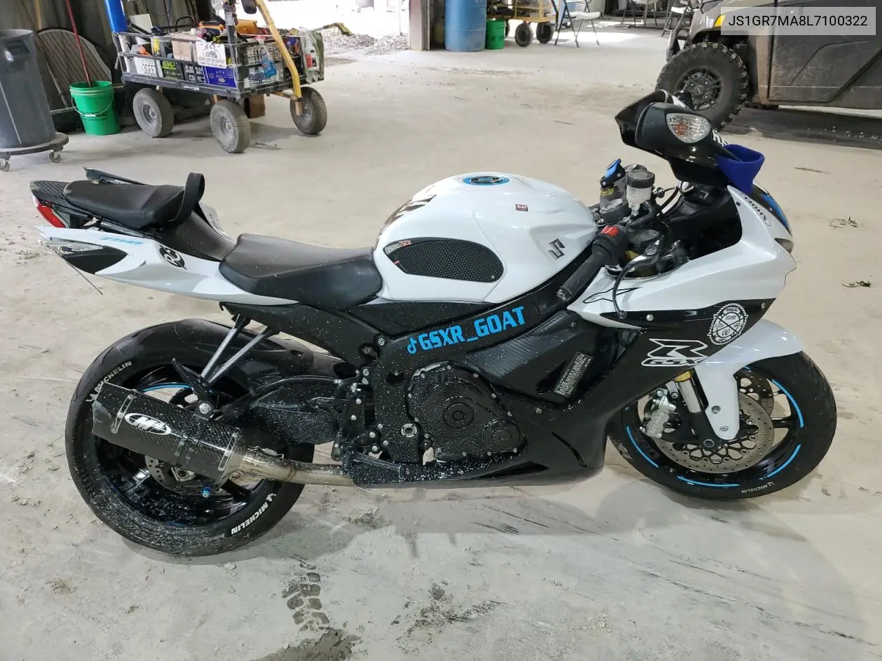 2020 Suzuki Gsx-R750 VIN: JS1GR7MA8L7100322 Lot: 55653165