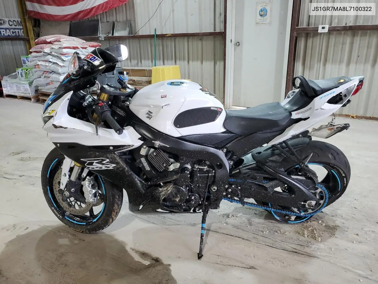 2020 Suzuki Gsx-R750 VIN: JS1GR7MA8L7100322 Lot: 55653165