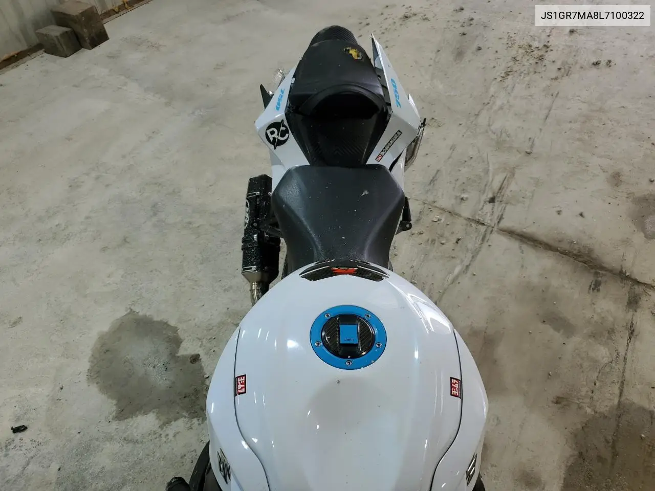 2020 Suzuki Gsx-R750 VIN: JS1GR7MA8L7100322 Lot: 55653165