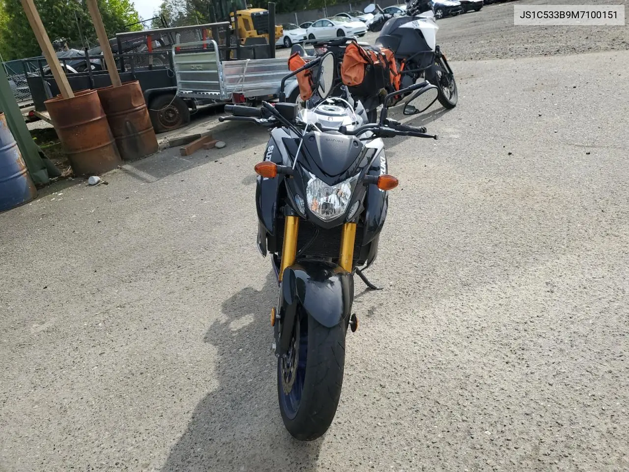 2021 Suzuki Gsx-S750 M VIN: JS1C533B9M7100151 Lot: 56511955