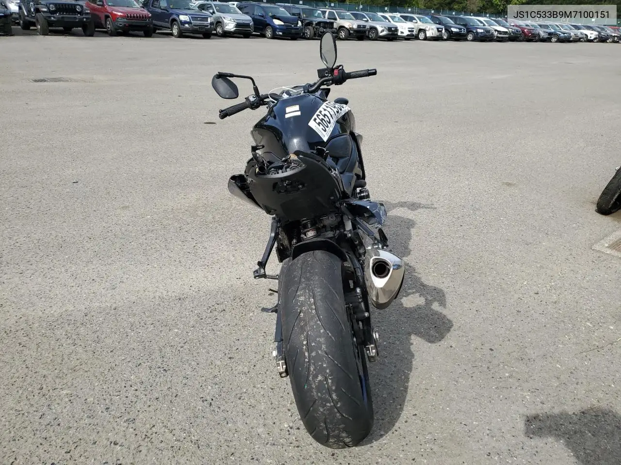 2021 Suzuki Gsx-S750 M VIN: JS1C533B9M7100151 Lot: 56511955