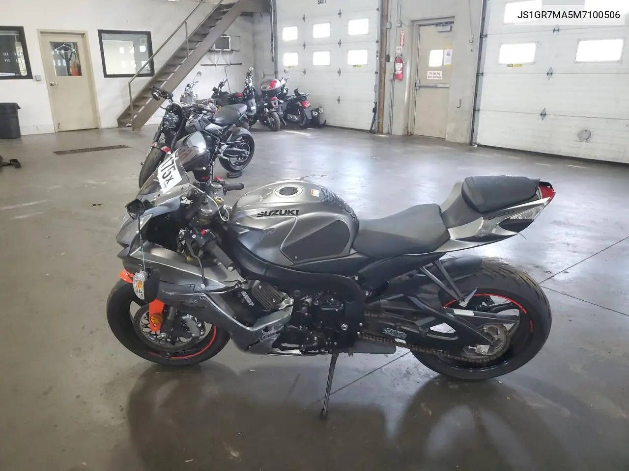 2021 Suzuki Gsx-R750 VIN: JS1GR7MA5M7100506 Lot: 61843175