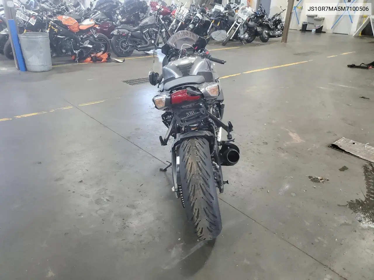 2021 Suzuki Gsx-R750 VIN: JS1GR7MA5M7100506 Lot: 61843175