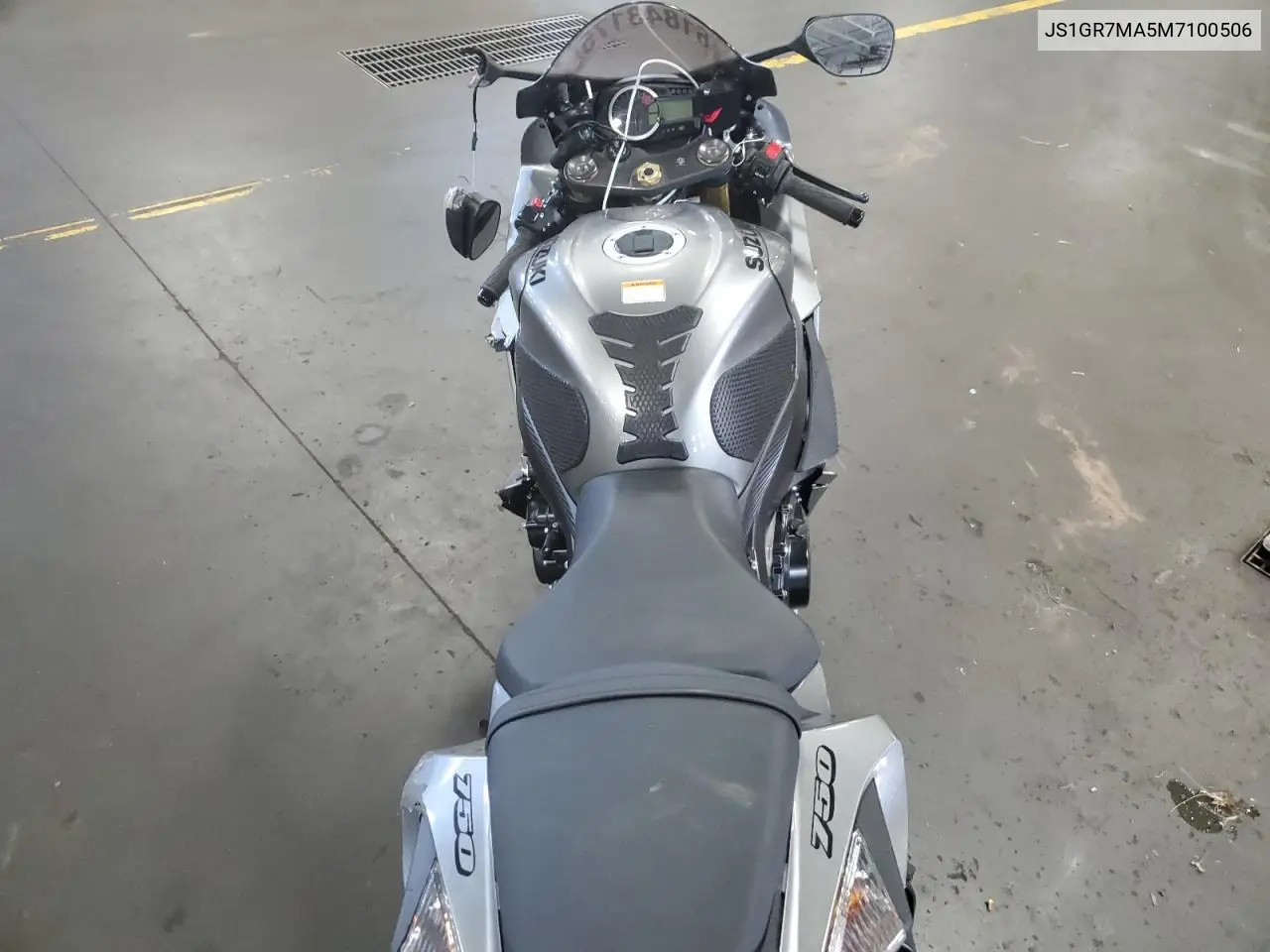 2021 Suzuki Gsx-R750 VIN: JS1GR7MA5M7100506 Lot: 61843175