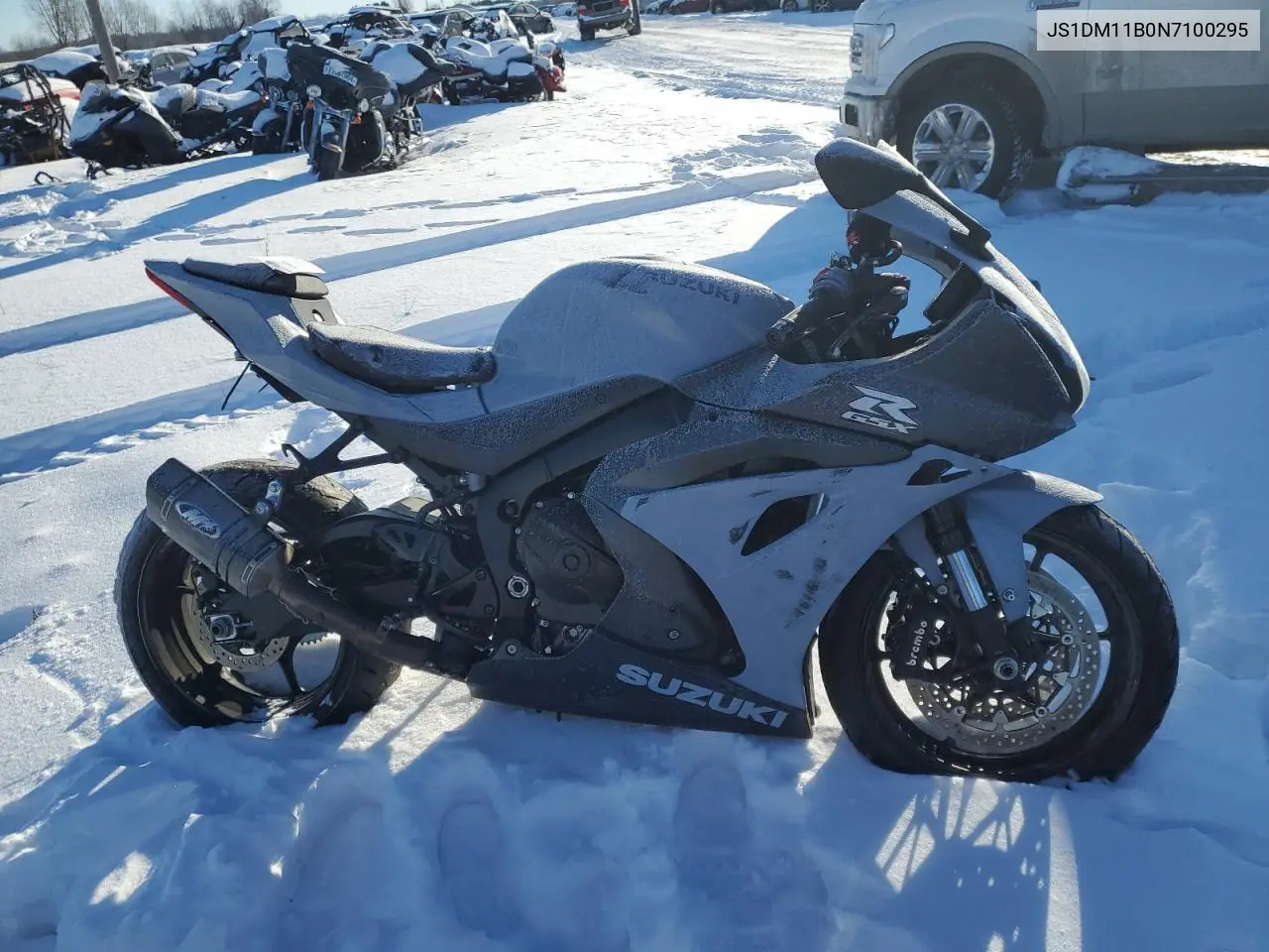 2022 Suzuki Gsx-R1000 VIN: JS1DM11B0N7100295 Lot: 45572995