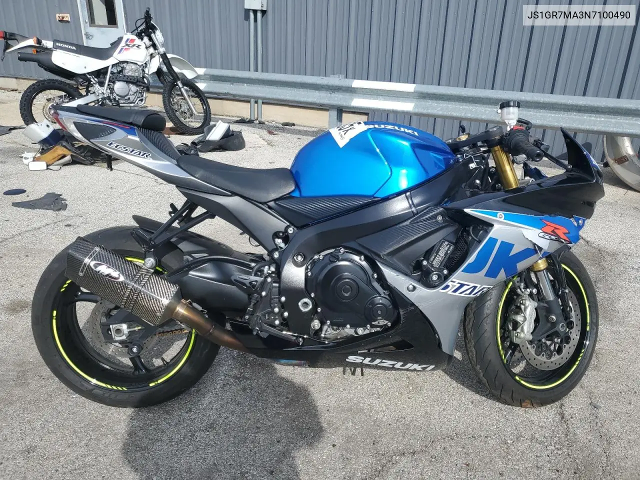 2022 Suzuki Gsx-R750 VIN: JS1GR7MA3N7100490 Lot: 50194785