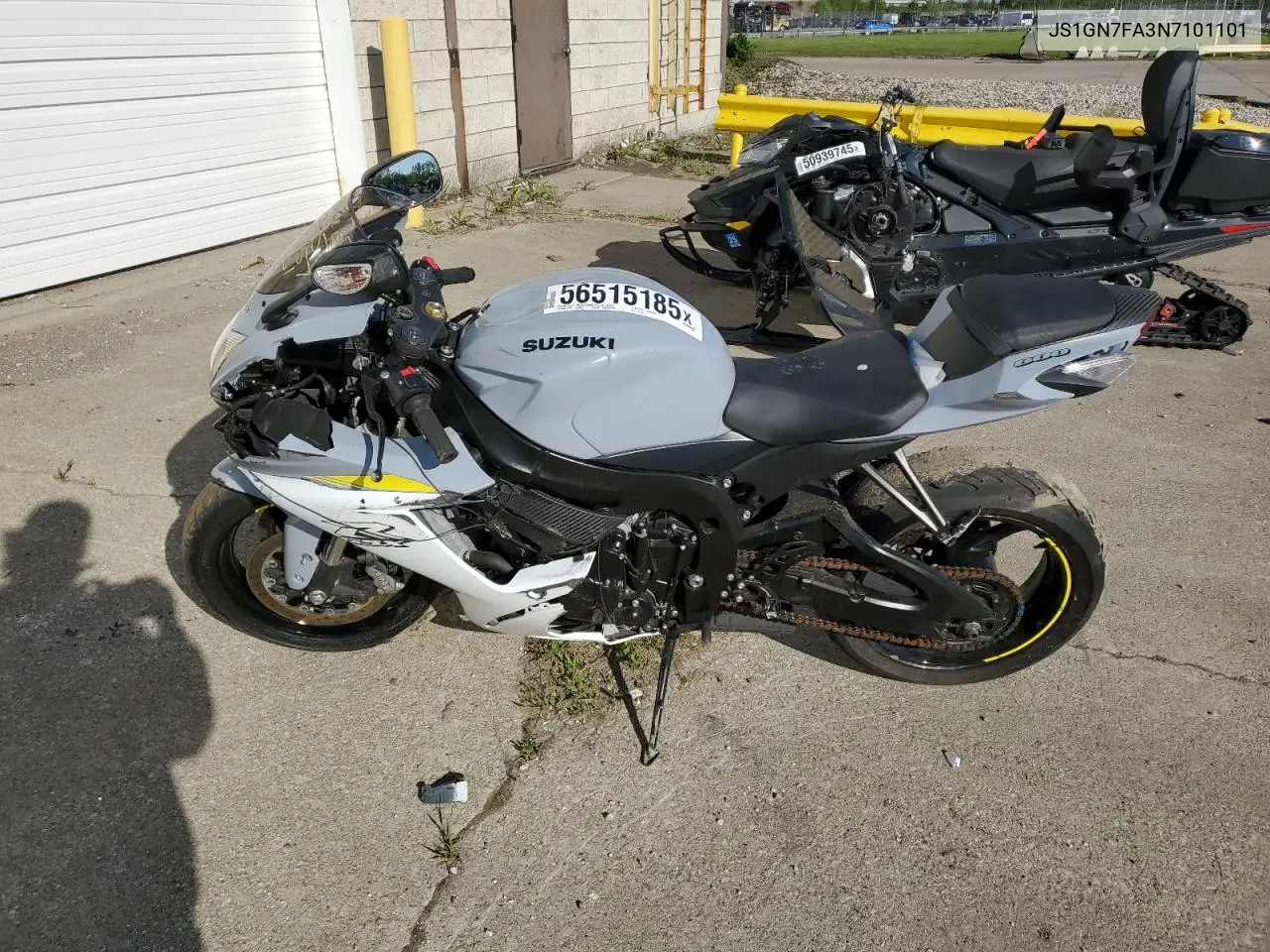 2022 Suzuki Gsx-R600 VIN: JS1GN7FA3N7101101 Lot: 56515185
