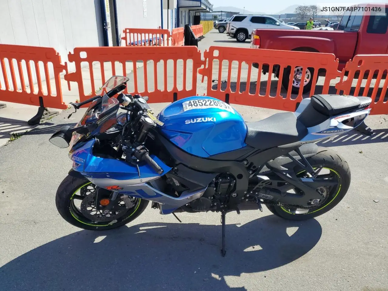2023 Suzuki Gsx-R600 VIN: JS1GN7FA8P7101436 Lot: 48522895