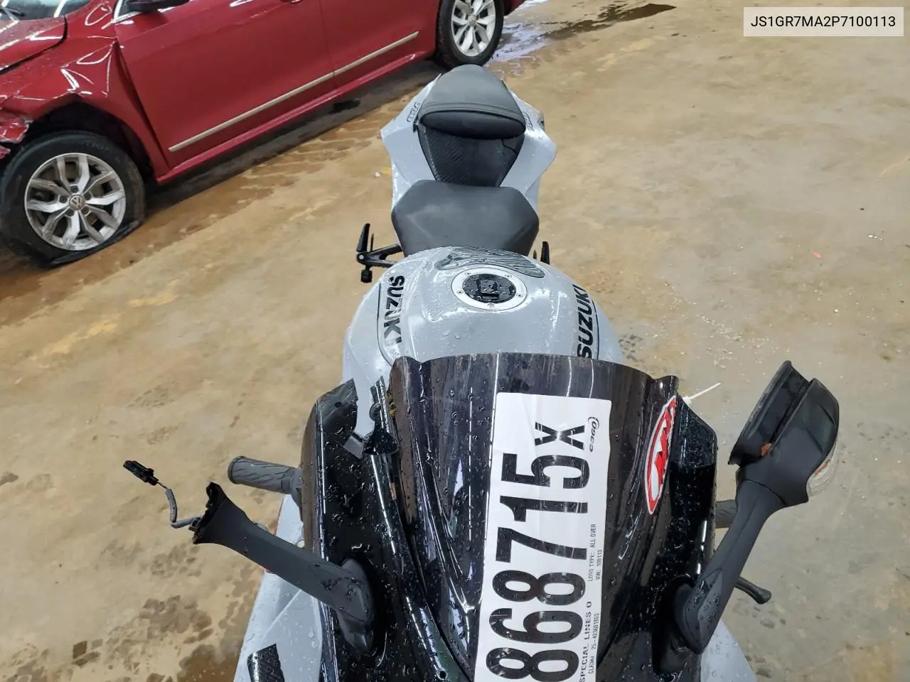 2023 Suzuki Gsx-R750 VIN: JS1GR7MA2P7100113 Lot: 51868715
