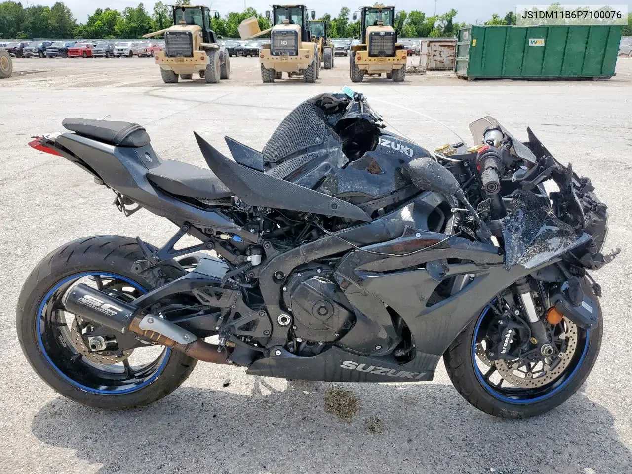 2023 Suzuki Gsx-R1000 VIN: JS1DM11B6P7100076 Lot: 57880405