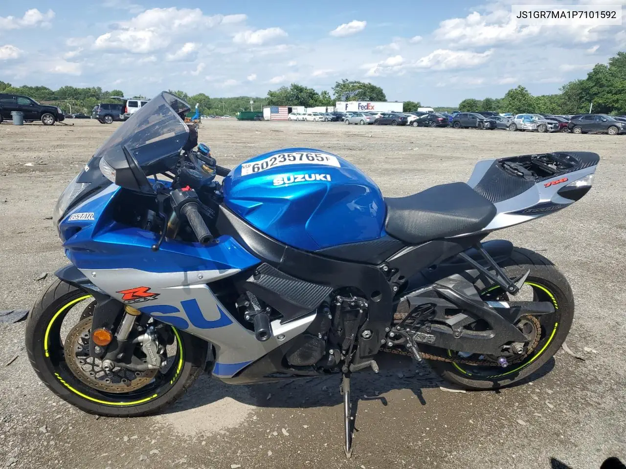 2023 Suzuki Gsx-R750 VIN: JS1GR7MA1P7101592 Lot: 60235765
