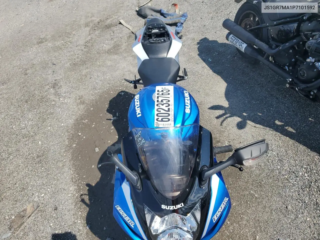 2023 Suzuki Gsx-R750 VIN: JS1GR7MA1P7101592 Lot: 60235765