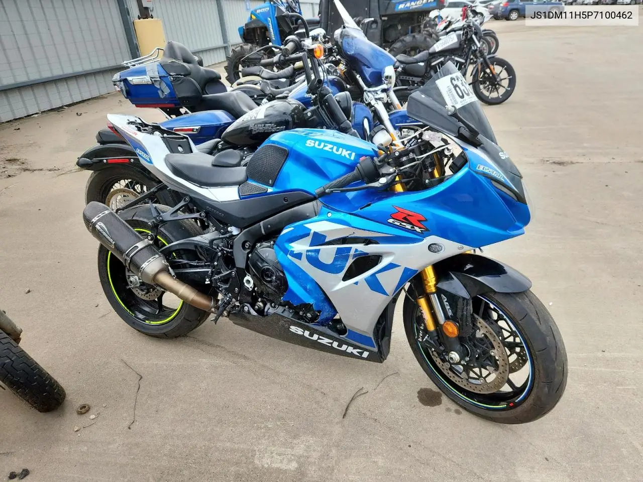 2023 Suzuki Gsx-R1000 R VIN: JS1DM11H5P7100462 Lot: 63566775