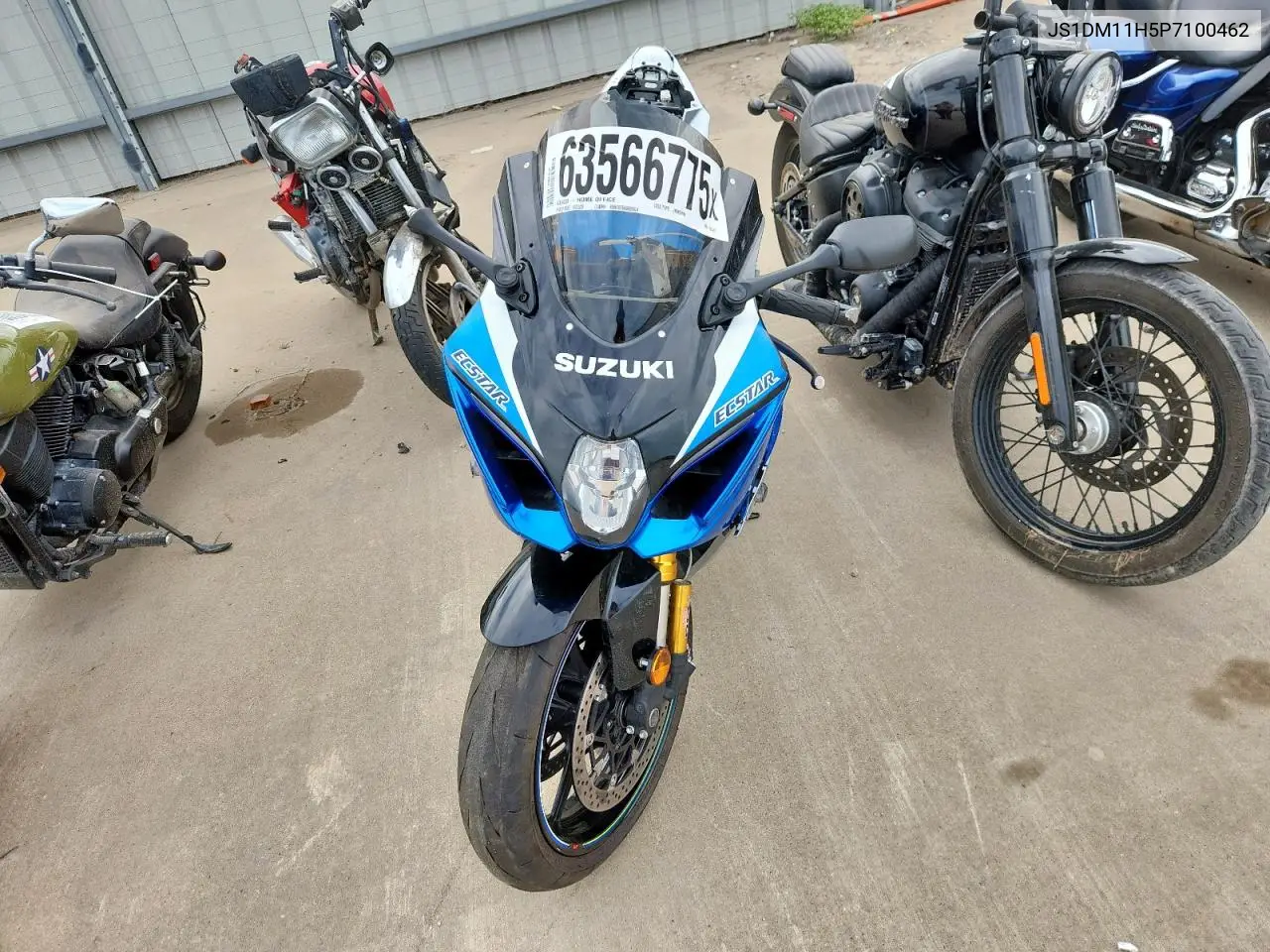 2023 Suzuki Gsx-R1000 R VIN: JS1DM11H5P7100462 Lot: 63566775