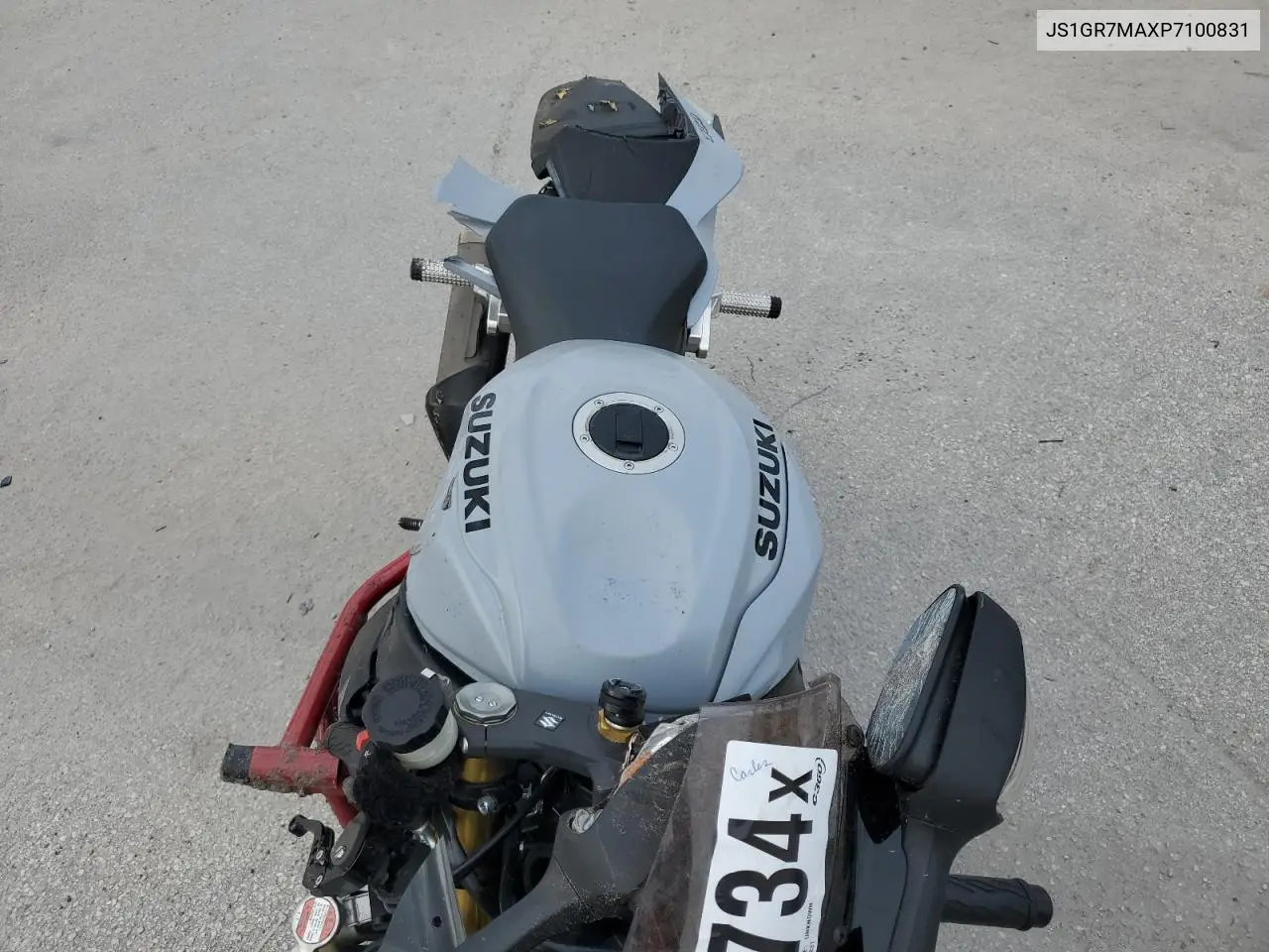 2023 Suzuki Gsx-R750 VIN: JS1GR7MAXP7100831 Lot: 77836734