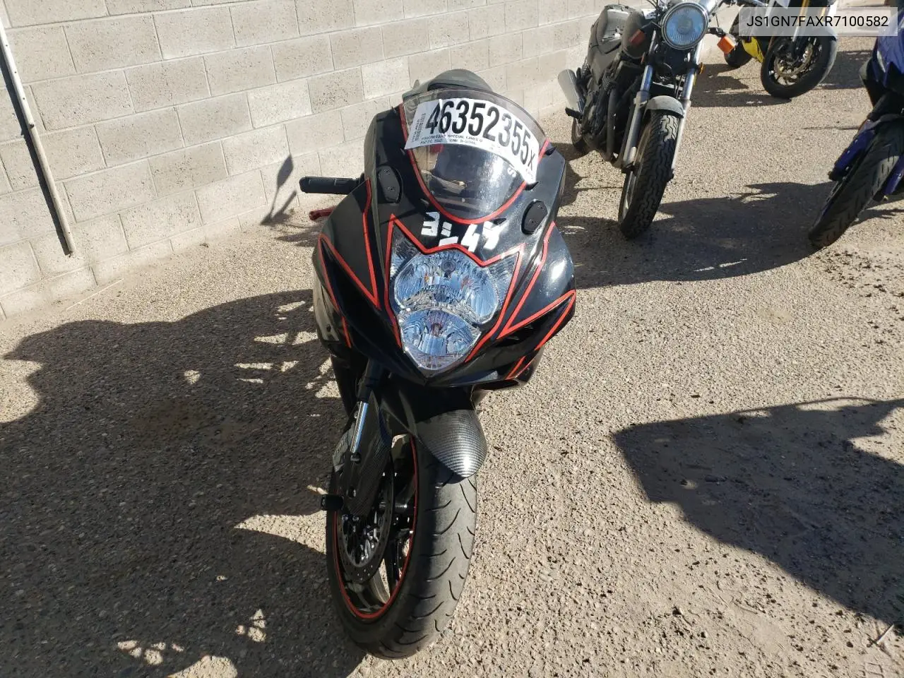 2024 Suzuki Gsx-R600 VIN: JS1GN7FAXR7100582 Lot: 46352355