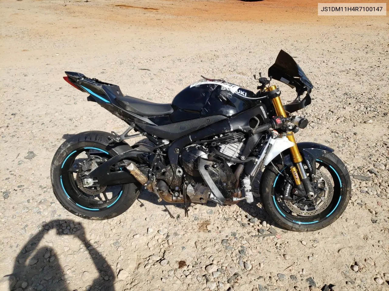 2024 Suzuki Gsx-R1000 R VIN: JS1DM11H4R7100147 Lot: 49705135