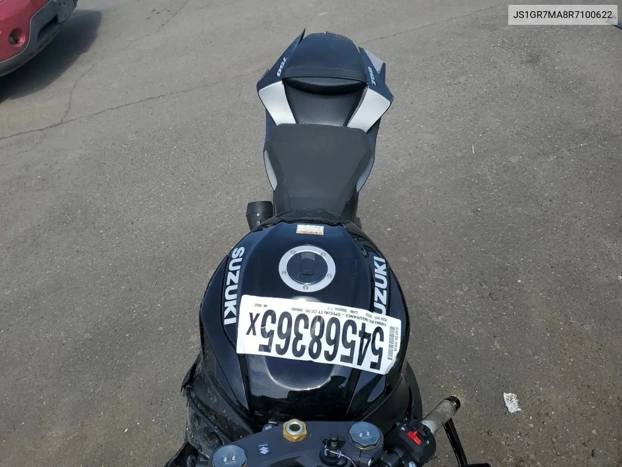2024 Suzuki Gsx-R750 VIN: JS1GR7MA8R7100622 Lot: 54568365