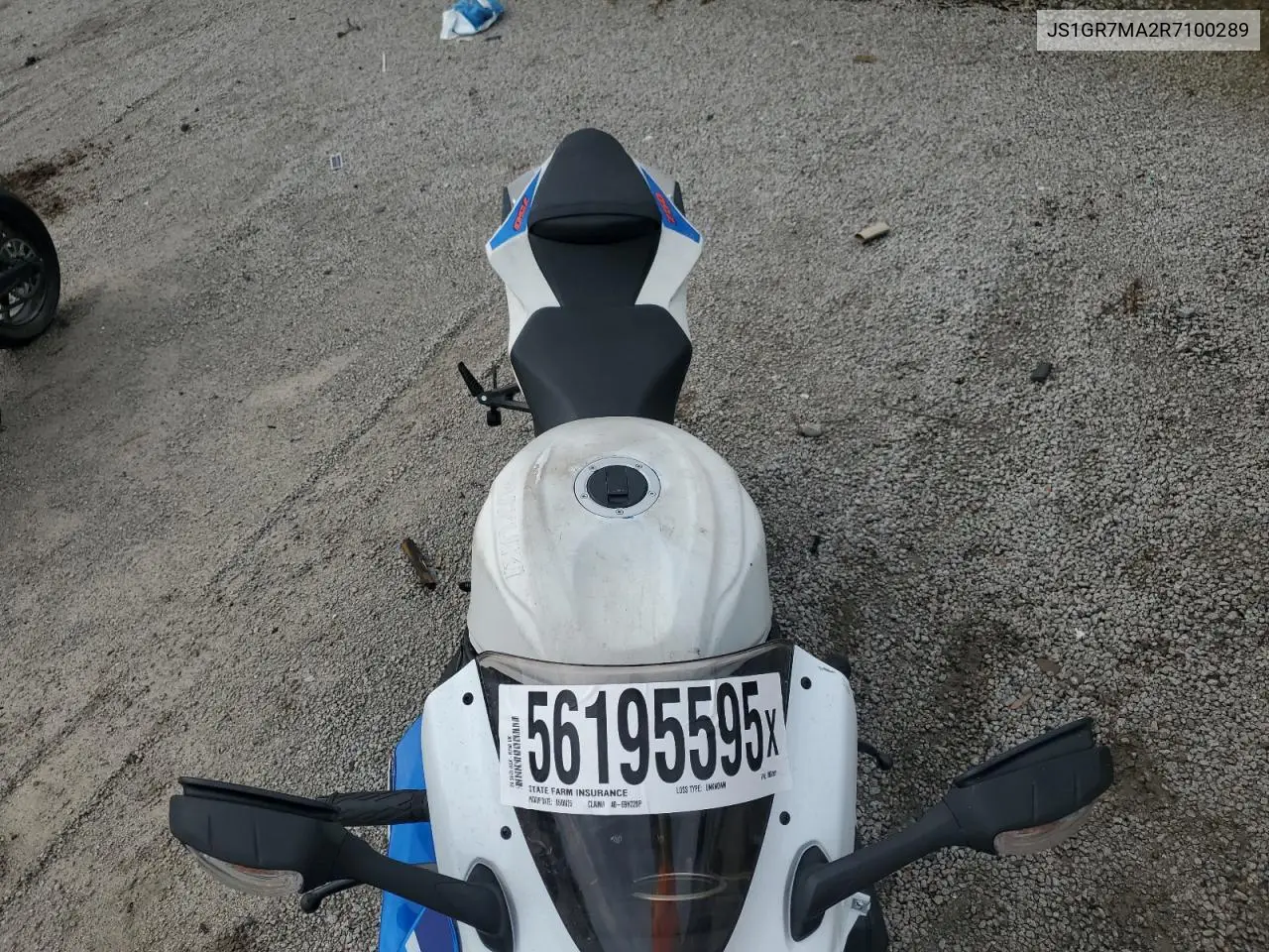 2024 Suzuki Gsx-R750 VIN: JS1GR7MA2R7100289 Lot: 56195595