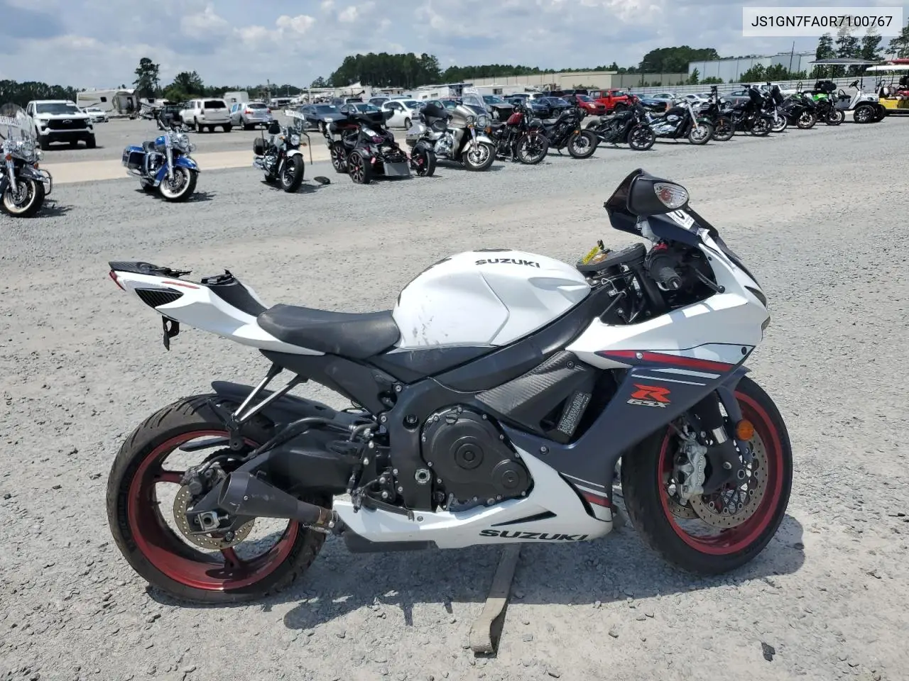 2024 Suzuki Gsx-R600 VIN: JS1GN7FA0R7100767 Lot: 61227465
