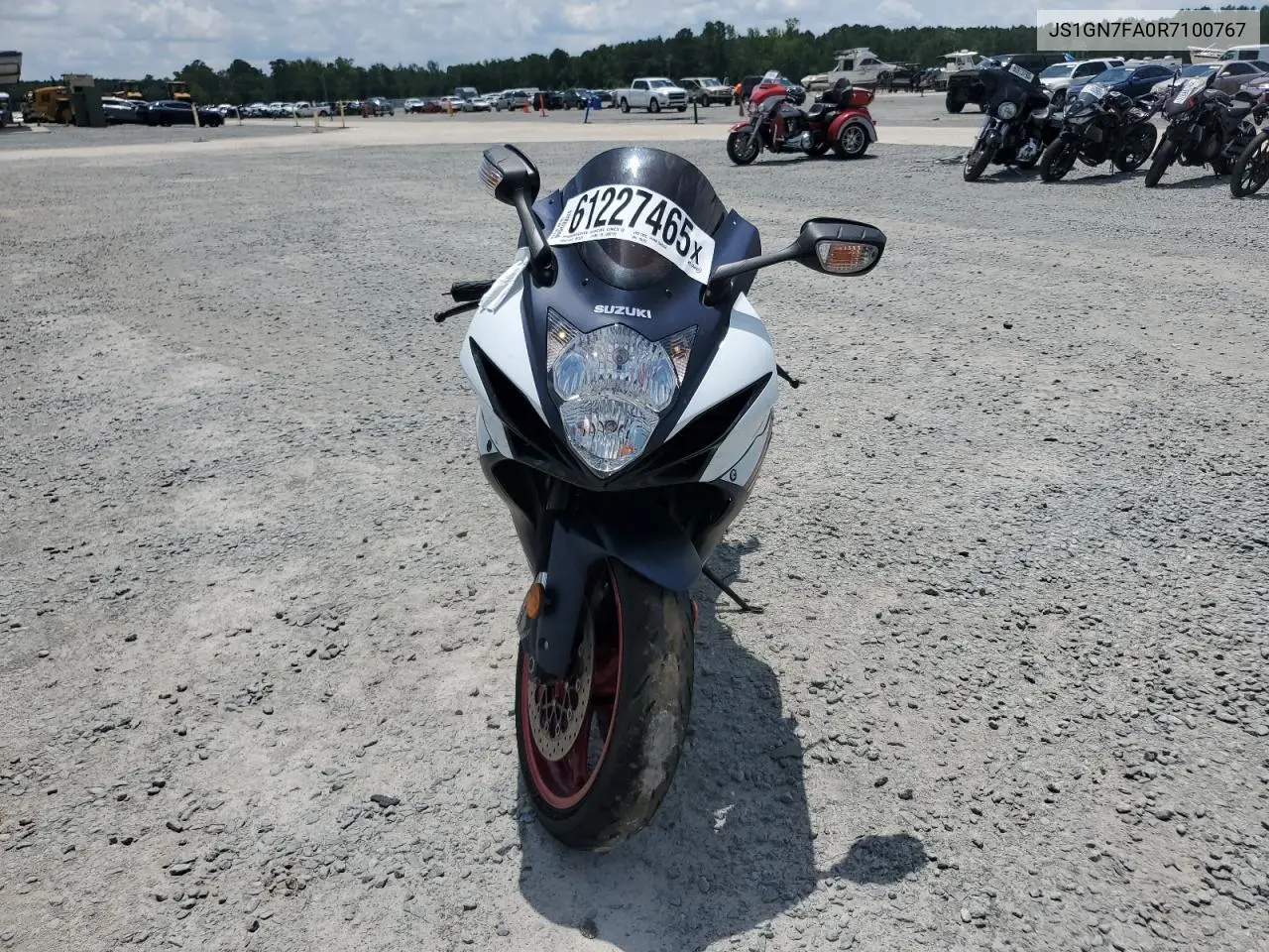 2024 Suzuki Gsx-R600 VIN: JS1GN7FA0R7100767 Lot: 61227465