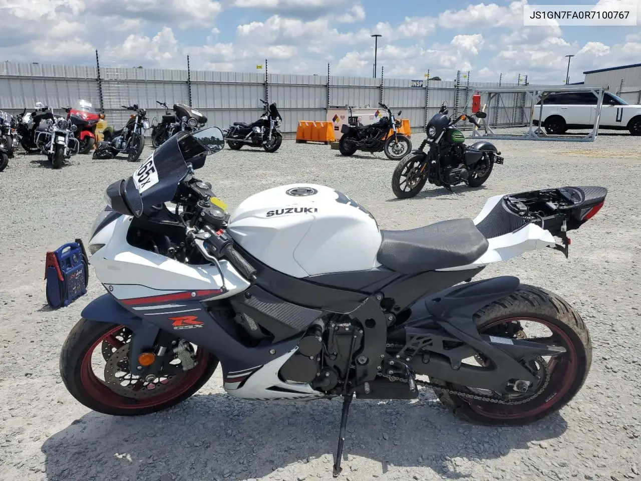2024 Suzuki Gsx-R600 VIN: JS1GN7FA0R7100767 Lot: 61227465