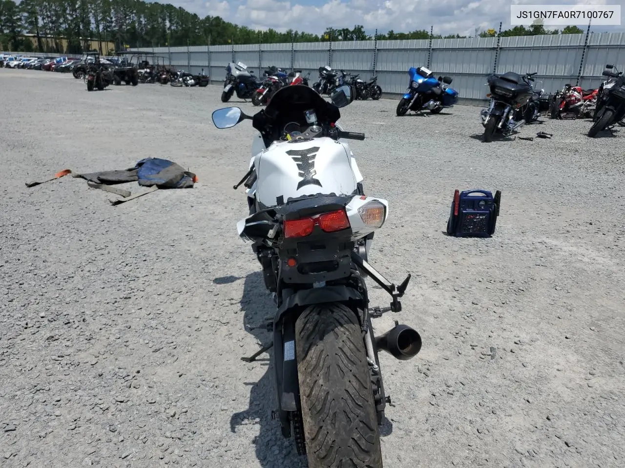 2024 Suzuki Gsx-R600 VIN: JS1GN7FA0R7100767 Lot: 61227465