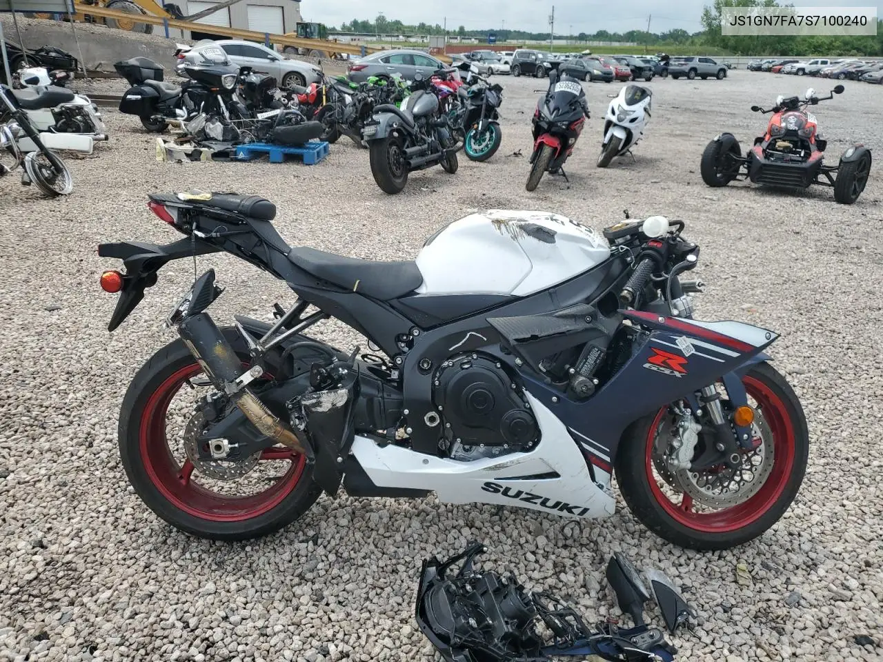 2025 Suzuki Gsx-R600 VIN: JS1GN7FA7S7100240 Lot: 54231735