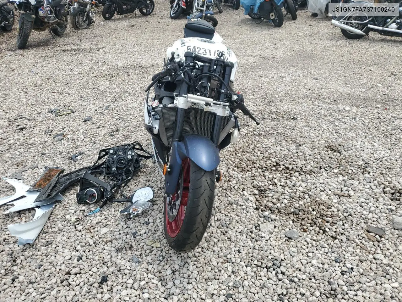 2025 Suzuki Gsx-R600 VIN: JS1GN7FA7S7100240 Lot: 54231735
