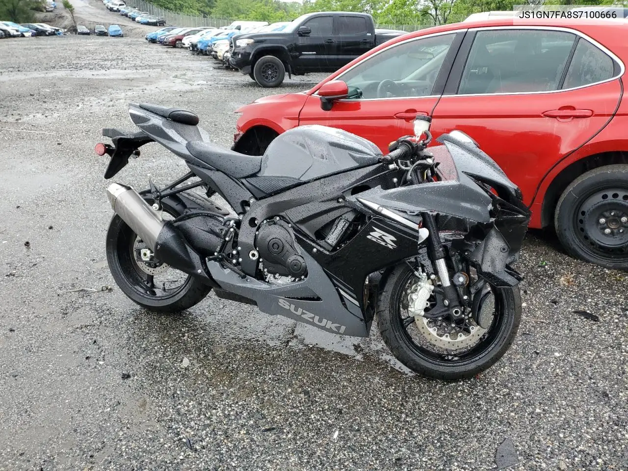 2025 Suzuki Gsx-R600 VIN: JS1GN7FA8S7100666 Lot: 56232835