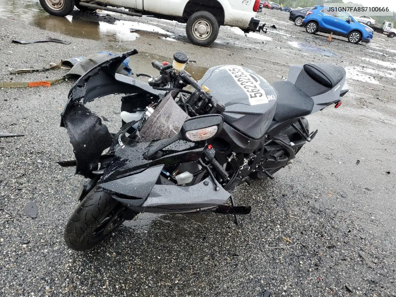 2025 Suzuki Gsx-R600 VIN: JS1GN7FA8S7100666 Lot: 56232835