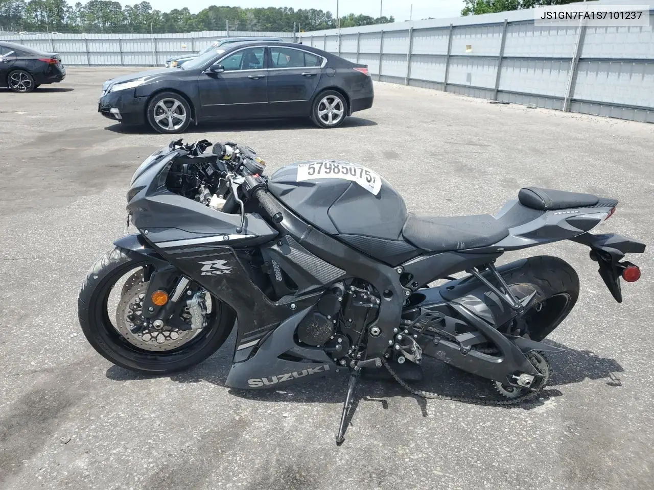 2025 Suzuki Gsx-R600 VIN: JS1GN7FA1S7101237 Lot: 57985075