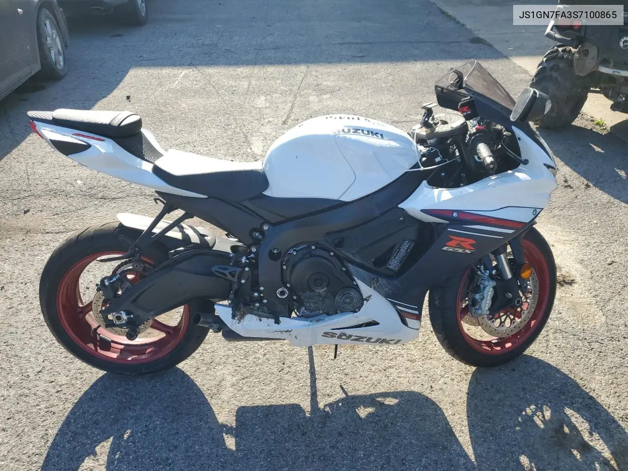 2025 Suzuki Gsx-R600 VIN: JS1GN7FA3S7100865 Lot: 61810455