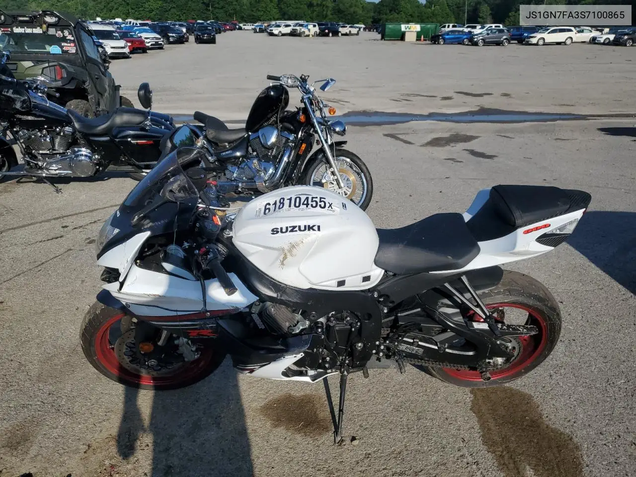2025 Suzuki Gsx-R600 VIN: JS1GN7FA3S7100865 Lot: 61810455